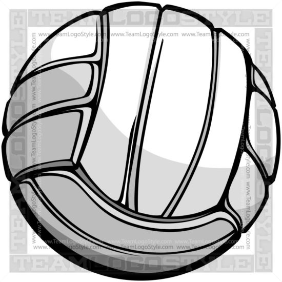 Vector Volleyball - Vector Clipart Volleyball