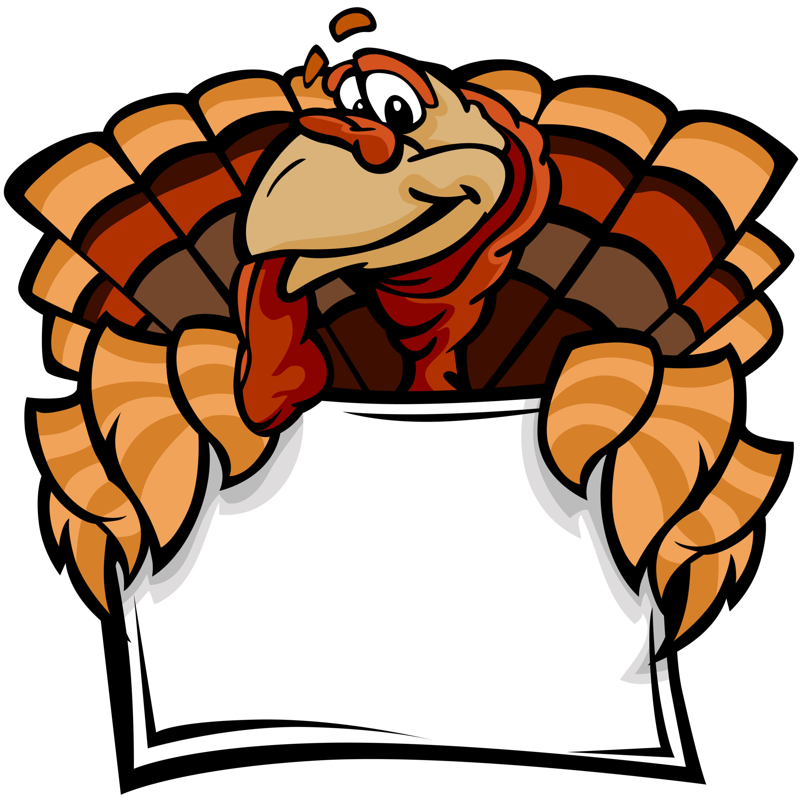 Thanksgiving turkey friends clip art