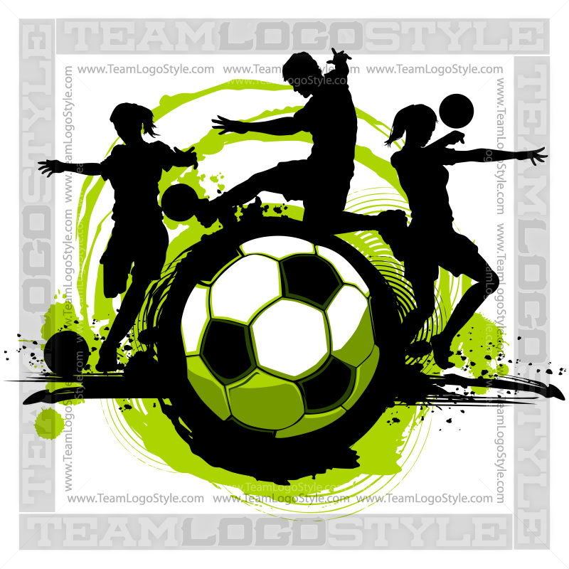 soccer logo design clipart