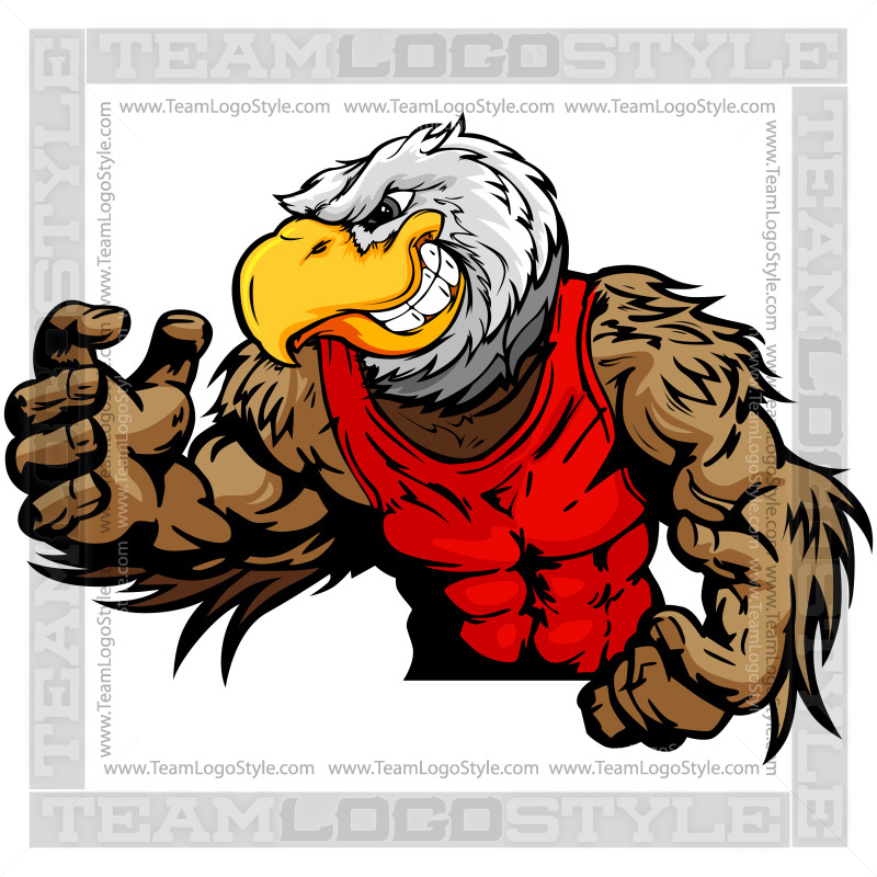 cartoon eagle mascots