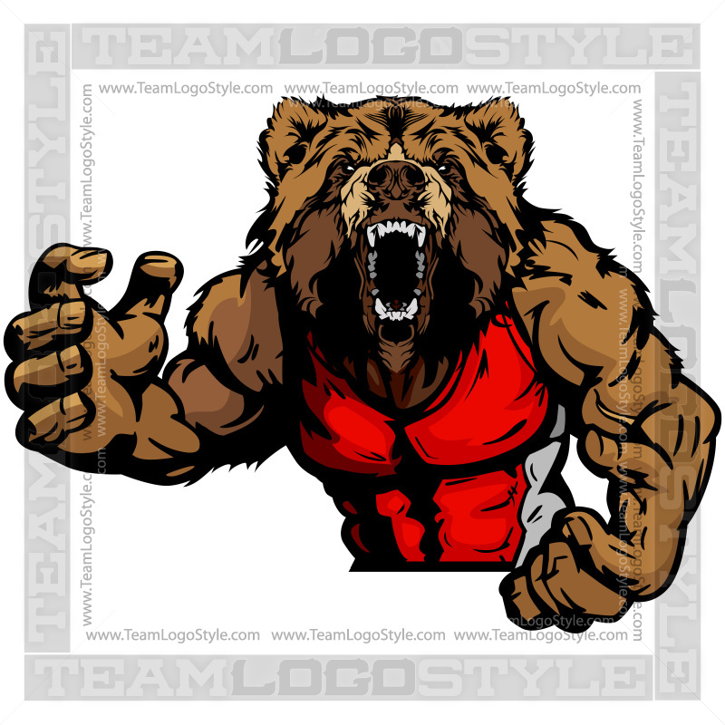 bhp bears wrestling clipart