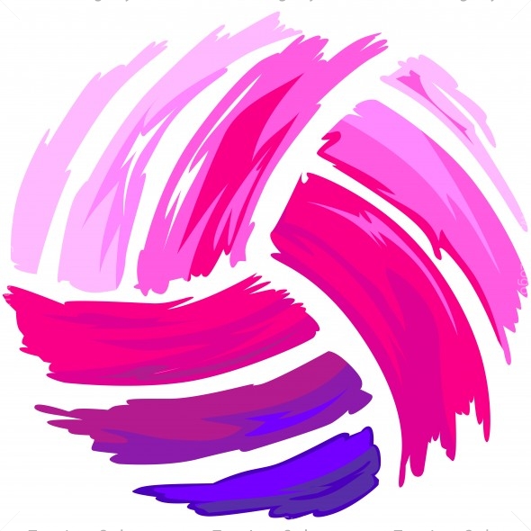 Pink Volleyball Shirt Art | Vector Format | JPG EPS