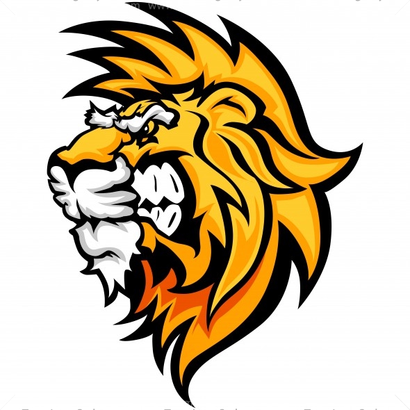 Lion Head Image - Vector Clipart Lion