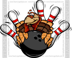 Bowling Turkey Clip Art - Vector Clipart Thanksgiving Turkey