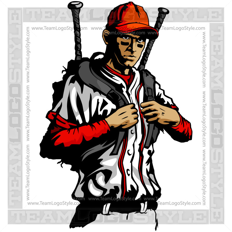 Baseball Player Vector Art & Graphics