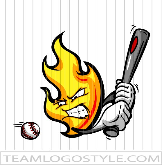 Baseball Flame PNG Transparent Images Free Download, Vector Files