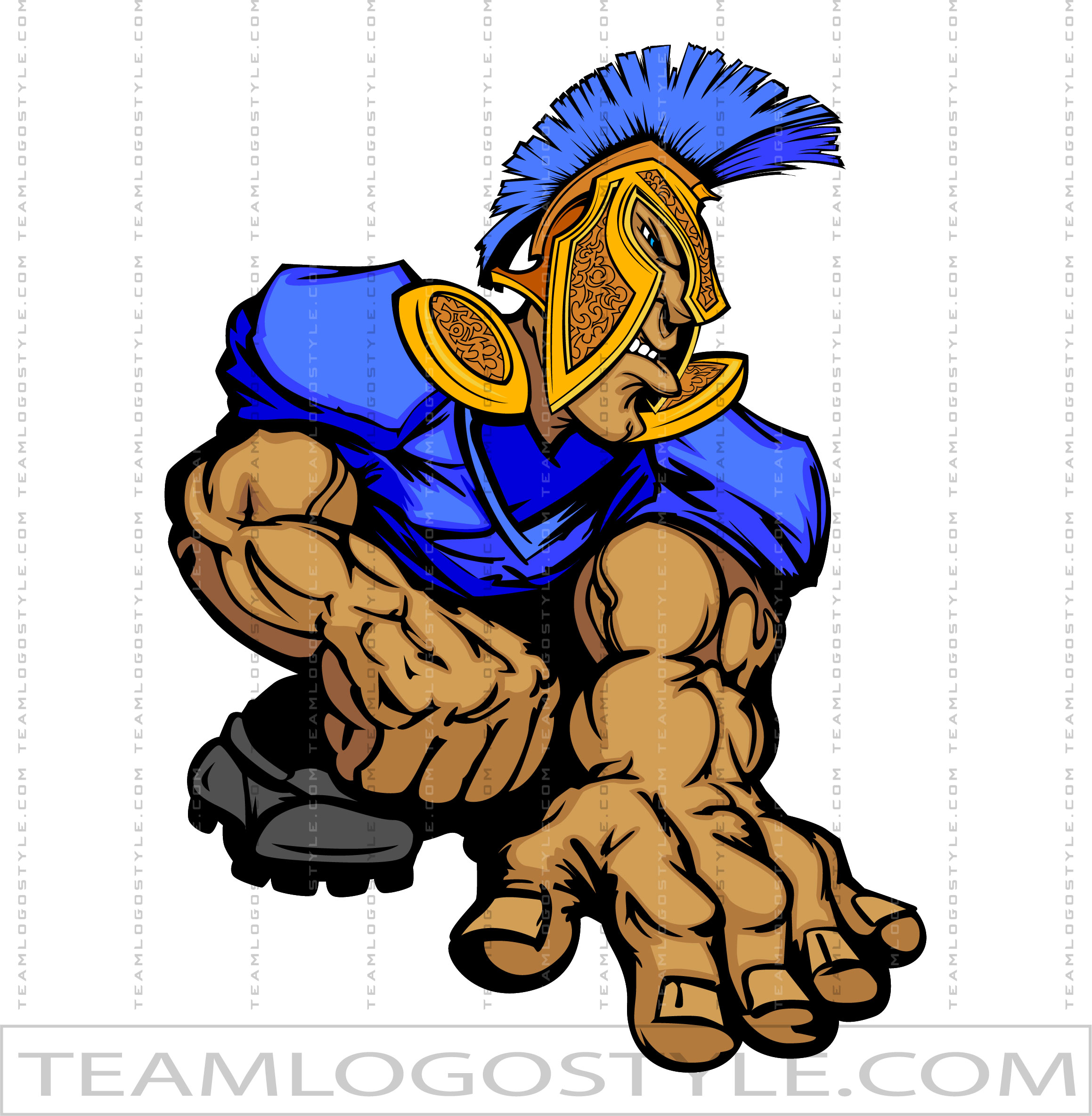 Blue Spartans Logo